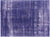 Hand Knotted Blue Persian Overdyed Rug - Manhattan Rugs