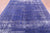 Hand Knotted Blue Persian Overdyed Rug - Manhattan Rugs