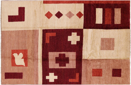 Hand Knotted Gabbeh Wool Rug - Manhattan Rugs