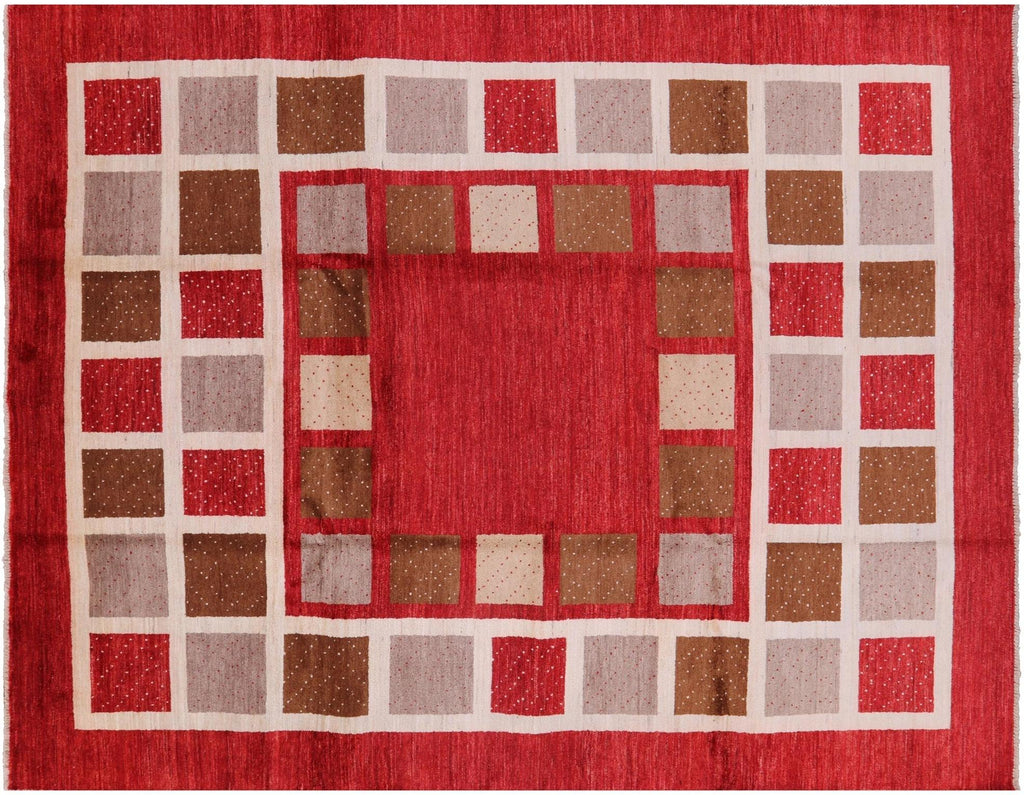 Hand Knotted Persian Gabbeh Wool Rug - Manhattan Rugs