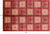 Red 5' 9" X 8' 6" Persian Gabbeh Hand Knotted Rug - P4276