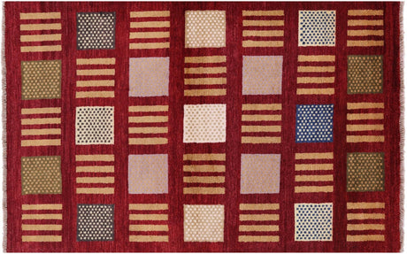 Hand Knotted Persian Gabbeh Wool Rug - Manhattan Rugs