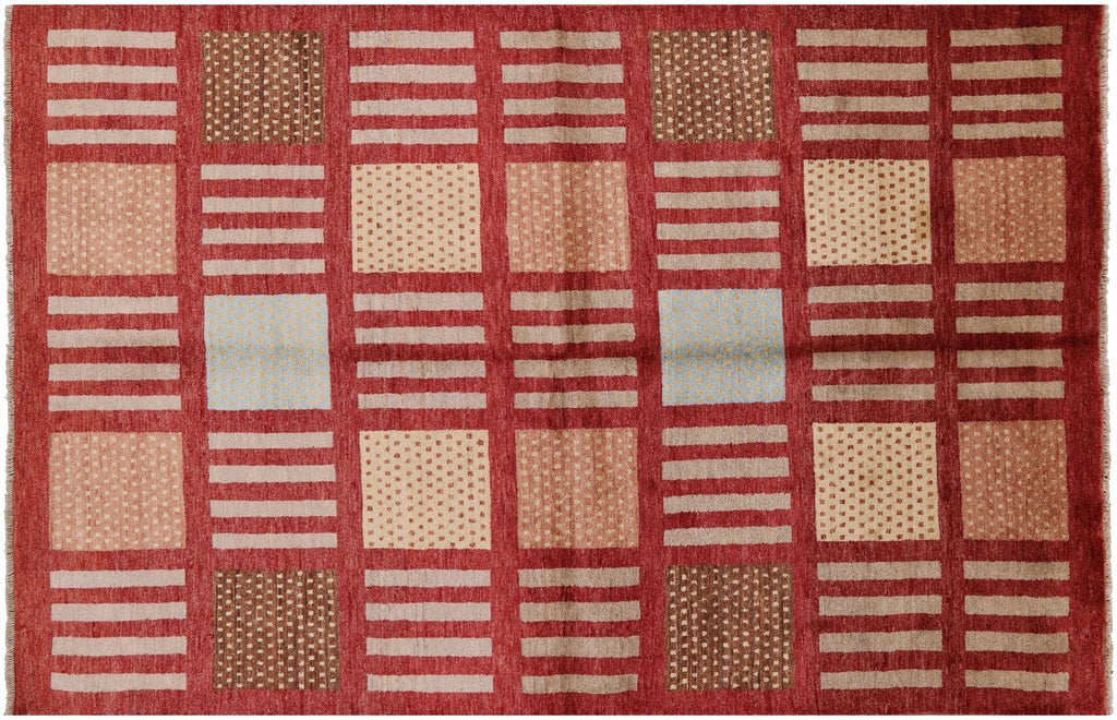 Gabbeh Hand-Knotted Wool Rug - Manhattan Rugs