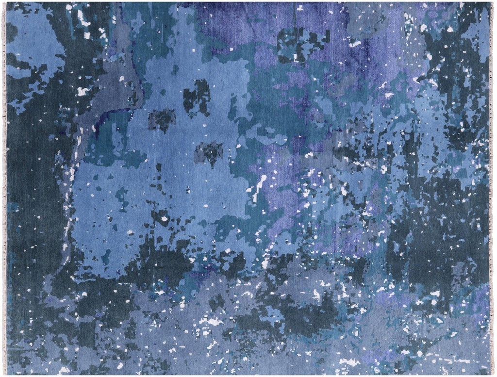 Abstract Handmade Wool & Silk Rug - Manhattan Rugs