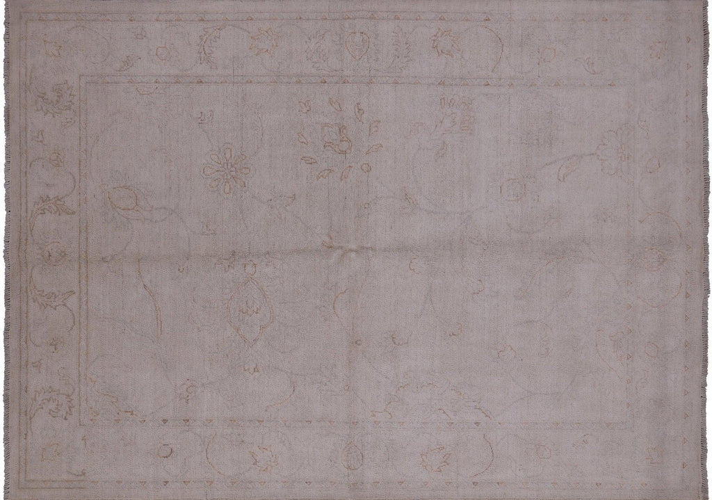 Hand Knotted Turkish Oushak Washed Out Wool Rug - Manhattan Rugs