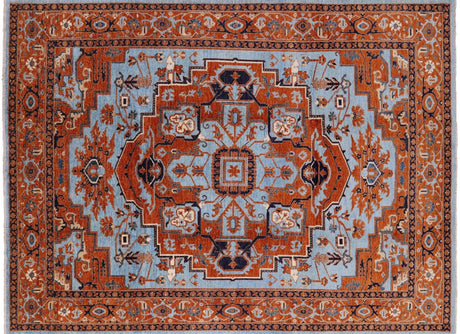 Persian Fine Serapi Hand Knotted Wool Rug - Manhattan Rugs