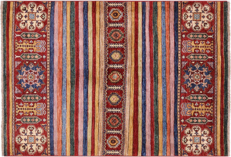 Khorjin Hand-Knotted Super Kazak Area Rug - Manhattan Rugs