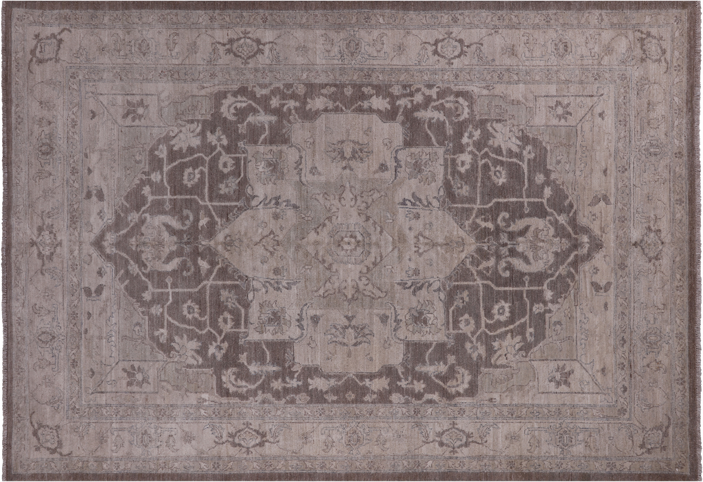 SUPER SALE 6' 0" X 8' 9" Heriz Serapi Handmade Wool Rug - P4580