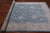 Blue 6' 1" X 9' 1" Turkish Oushak Hand Knotted Area Rug - P4597