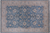 Blue 6' 1" X 9' 1" Turkish Oushak Hand Knotted Area Rug - P4597