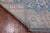 Blue 6' 1" X 9' 1" Turkish Oushak Hand Knotted Area Rug - P4597