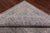Grey Turkish Oushak Washed Out Hand Knotted Wool Area Rug 5' 10" X 9' 3" - P4598