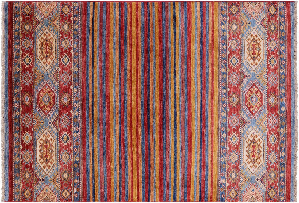 Khorjin Super Kazak Handmade Wool Rug - Manhattan Rugs