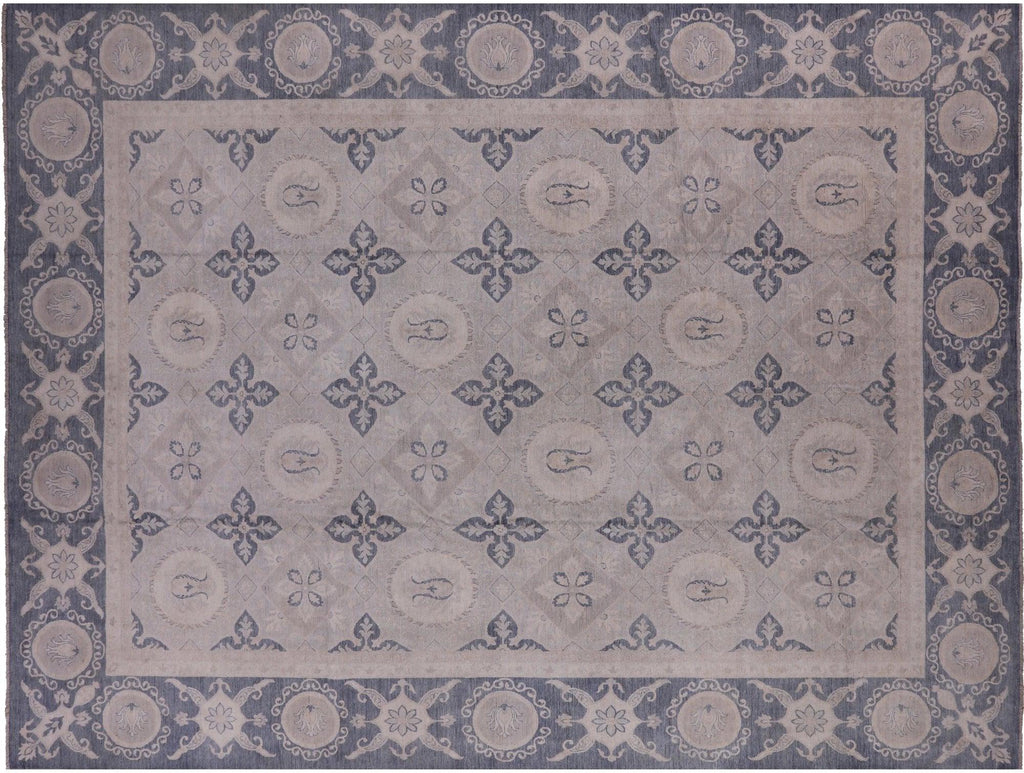 Turkish Oushak Hand Knotted Rug - Manhattan Rugs
