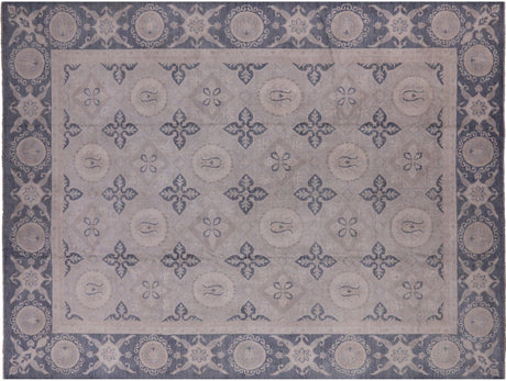 Turkish Oushak Hand Knotted Rug - Manhattan Rugs