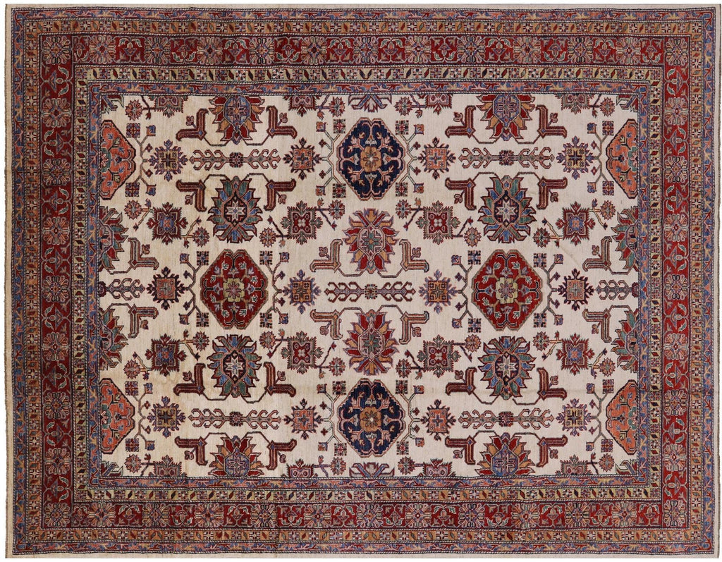 Super Fine Kazak Handmade Wool Area Rug - Manhattan Rugs