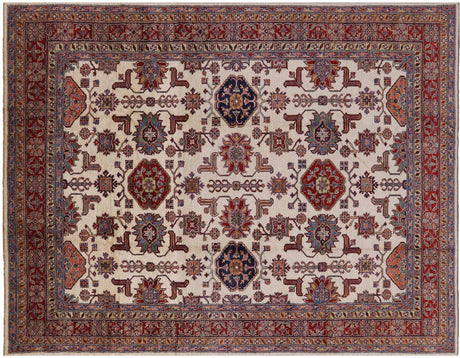 Super Fine Kazak Handmade Wool Area Rug - Manhattan Rugs