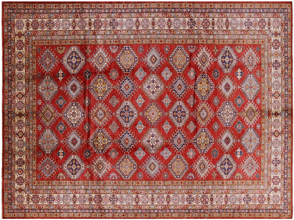 Fine Super Kazak Hand Knotted Wool Rug - Manhattan Rugs