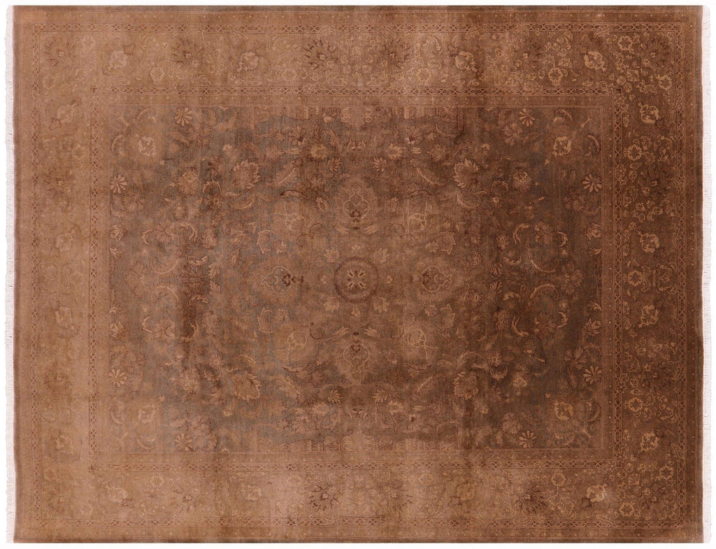 Overdyed Full Pile Handmade Wool Rug - Manhattan Rugs
