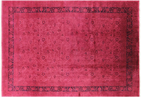 Handmade Overdyed Full Pile Wool Area Rug - Manhattan Rugs