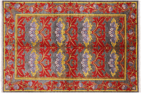 Hand-Knotted William Morris Wool Rug - Manhattan Rugs