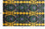 Green Ikat Hand Knotted Area Rug 6' 0" X 9' 1" - P4994