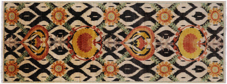 Runner William Morris Hand Knotted Wool Rug - Manhattan Rugs