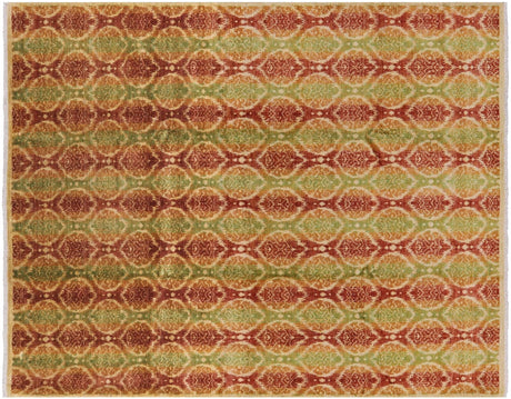 Ikat Hand Knotted Wool Rug - Manhattan Rugs