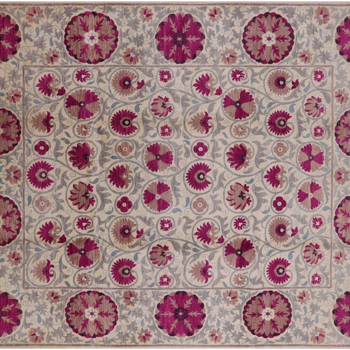 Hand Knotted William Morris Rug 8' 3