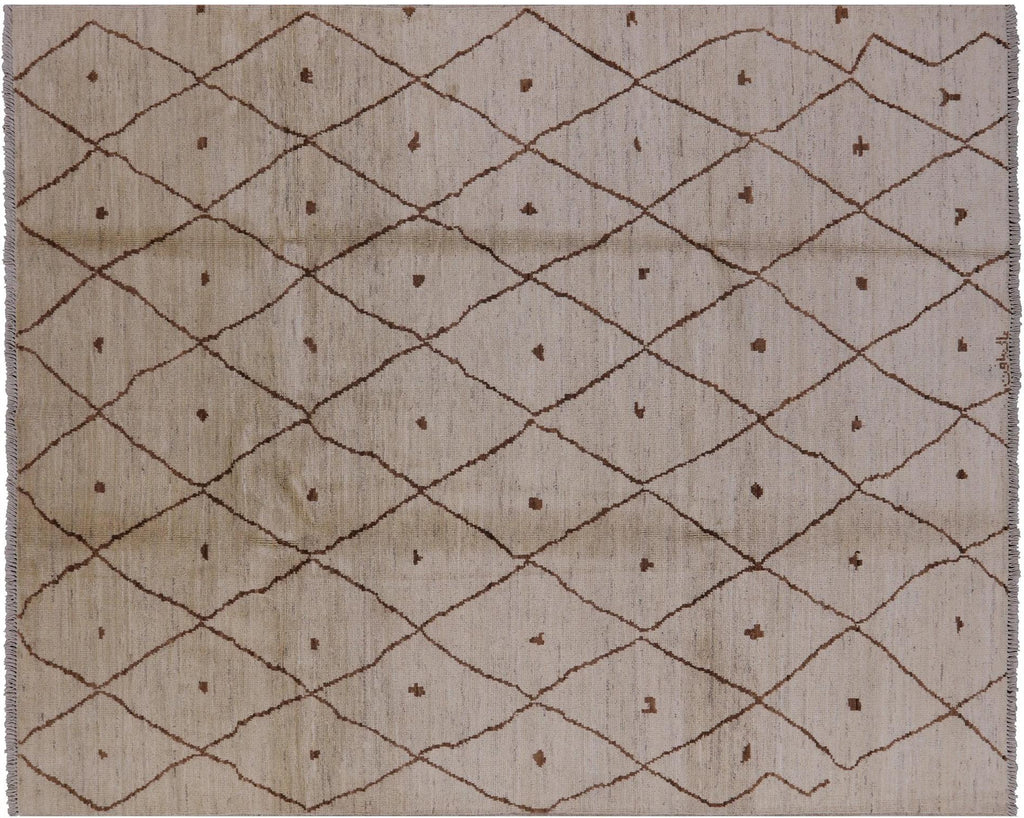 Hand Knotted Moroccan Wool Area Rug - Manhattan Rugs