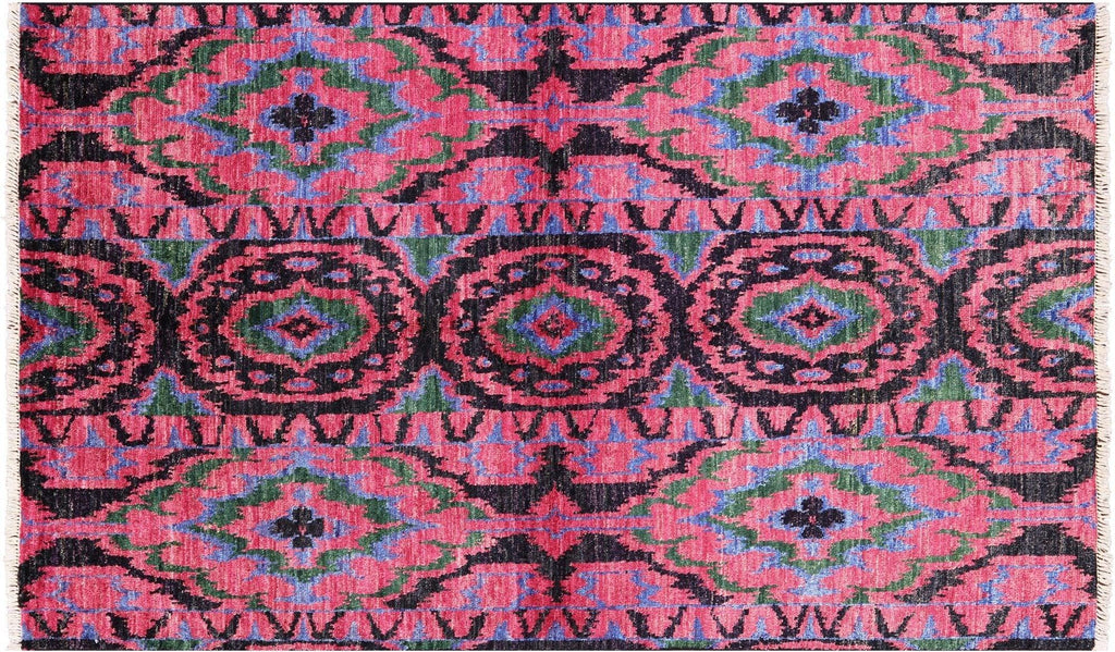 Handmade Ikat Wool Rug - Manhattan Rugs