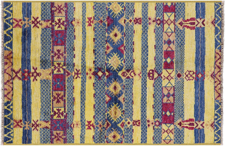 Tribal Moroccan Hand Knotted Rug - Manhattan Rugs