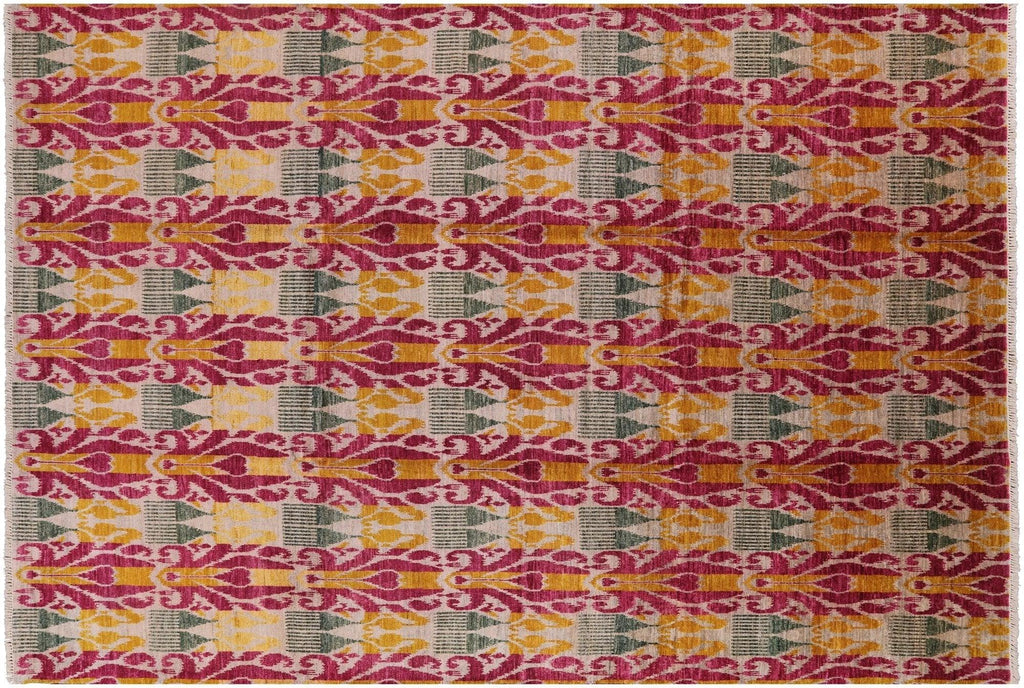 Ikat Hand Knotted Rug - Manhattan Rugs