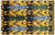 5' 2" X 8' 1" Ikat Handmade Wool Rug - P5175