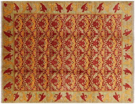 Hand-Knotted William Morris Area Rug - Manhattan Rugs