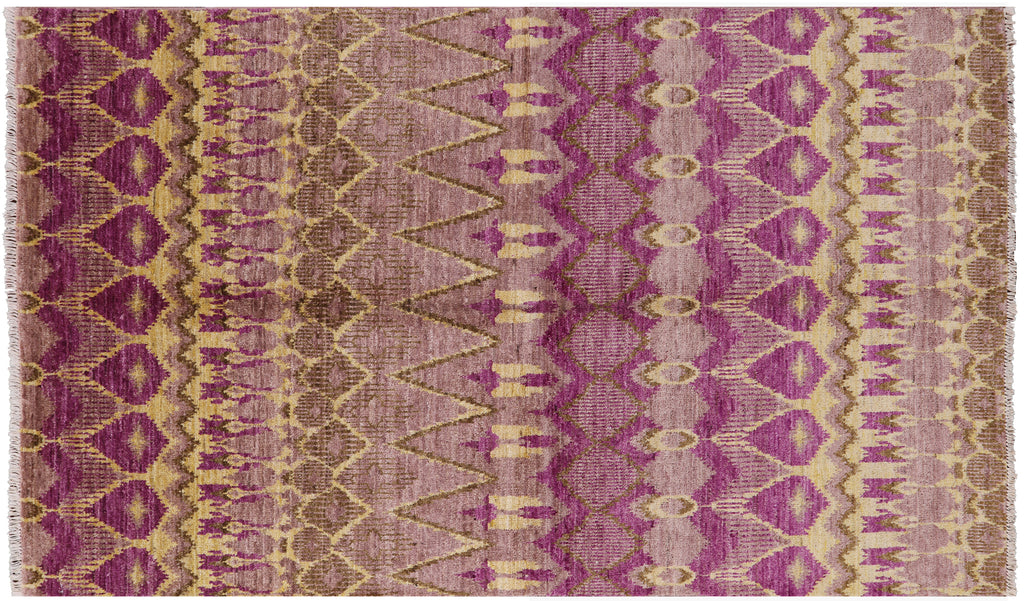 Ikat Hand Knotted Wool Rug - Manhattan Rugs