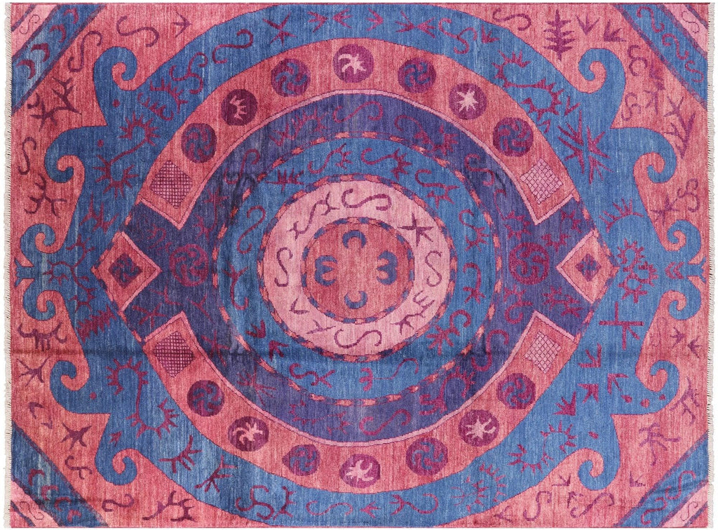 Ikat Handmade Wool Rug - Manhattan Rugs