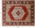 Red Hand Knotted Fine Serapi Area Rug 8' 1" X 9' 10" - P5300