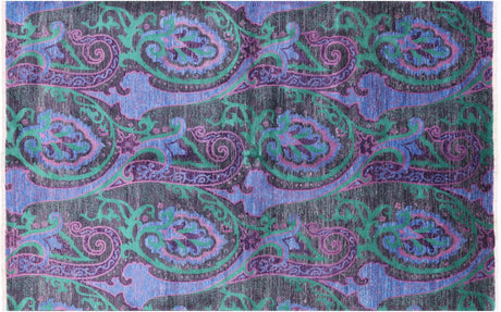 Hand Knotted William Morris Wool Rug - Manhattan Rugs