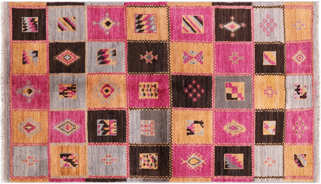 Hand-Knotted Ikat Wool Rug - Manhattan Rugs