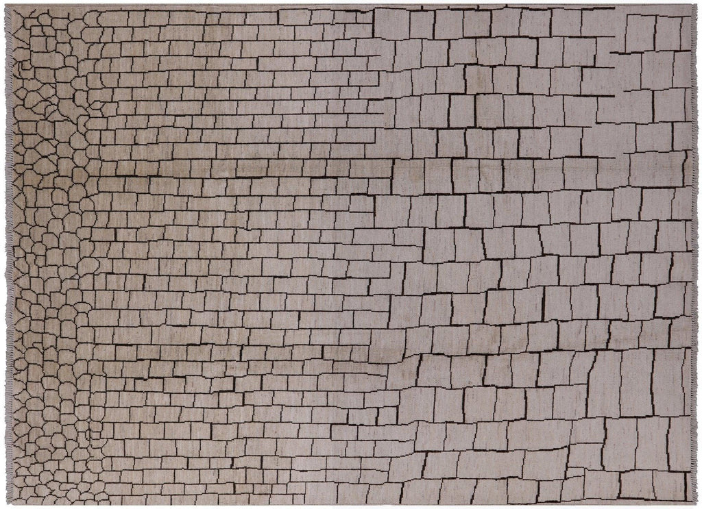 Moroccan Hand Knotted Wool Rug - Manhattan Rugs