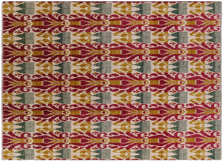 Handmade Ikat Wool Rug - Manhattan Rugs