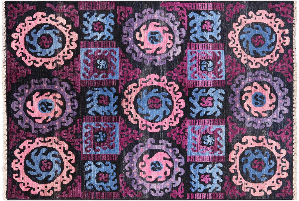 Gabbeh Hand Knotted Wool Rug - Manhattan Rugs