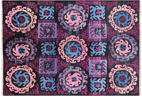 Gabbeh Hand Knotted Wool Rug - Manhattan Rugs