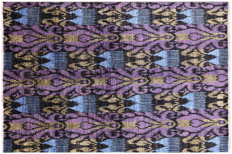Ikat Handmade Wool Rug - Manhattan Rugs