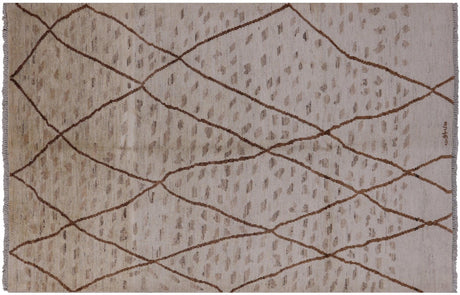 Moroccan Signed Handmade Wool Rug - Manhattan Rugs