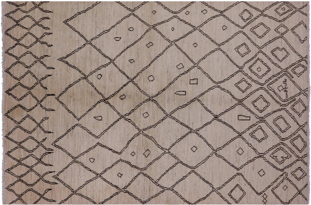 Signed Moroccan Hand Knotted Area Rug - Manhattan Rugs