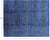 Blue 8' 10" X 11' 1" Moroccan Overdyed Full Pile Handmade Rug - P5497