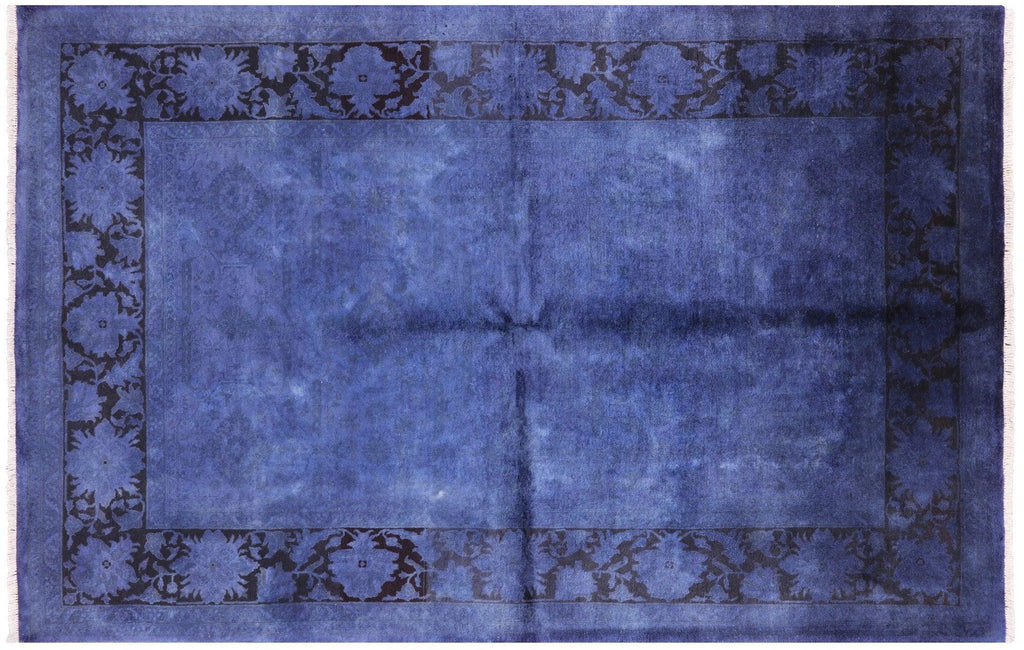 Overdyed Full Pile Handmade Wool Rug - Manhattan Rugs