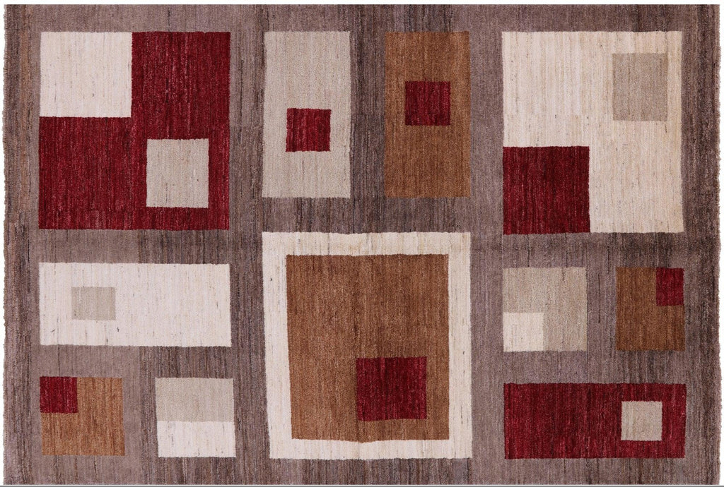 Persian Gabbeh Handmade Wool Rug - Manhattan Rugs